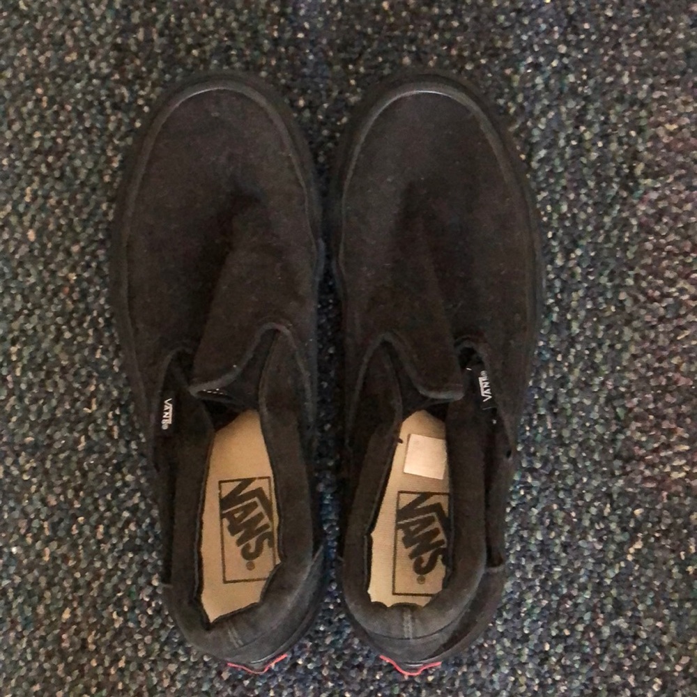 All black vans